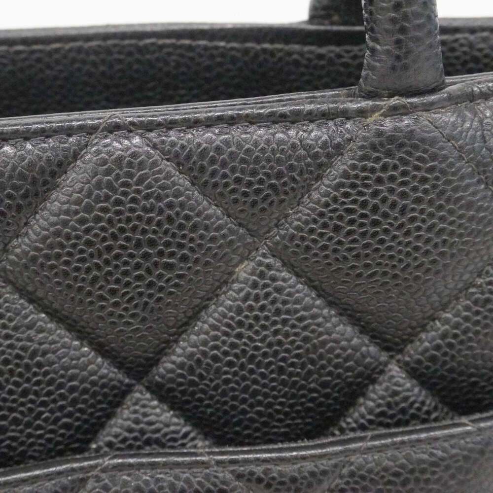 CHANEL Black Caviar Leather Reissue Tote Bag - Picture 8 of 13